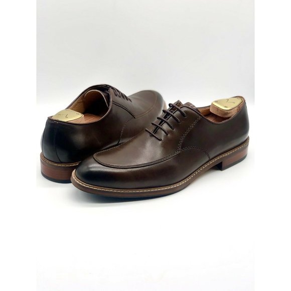 Vintage Foundry‎ Co Mens Cole Oxford Shoes Brown Apron Toe Lace Up Leather 12 main image 6